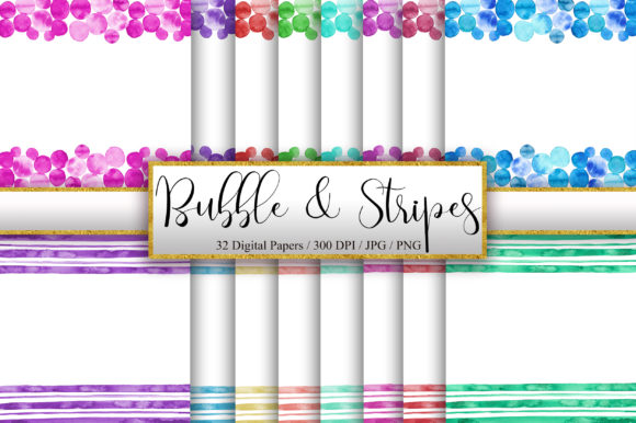 Bubble and Stripes Watercolor Borders: A Designer’s Honest Review for Real Embroidery Use