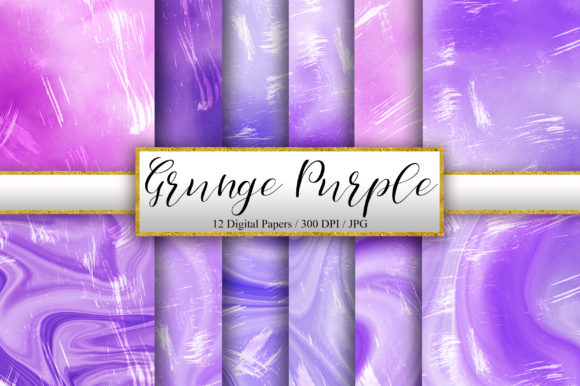 Grunge Purple Watercolor Background for Crafters & Handmade Sellers
