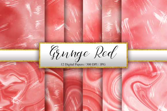 Grunge Red Ombre Watercolor Background for Bold Branding and Expressive Visuals
