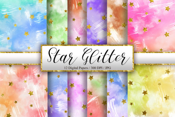 Grunge Sky Watercolor and Star Glitter: A Designer’s Real-World Review