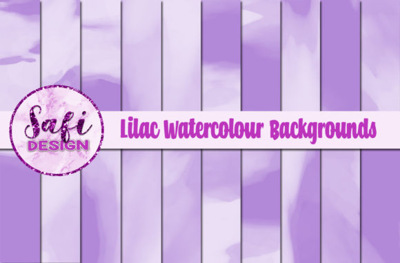 Lilac Watercolour Backgrounds for Digital Sellers