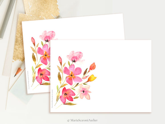 Printable Watercolor Floral Card: Print Templates Review